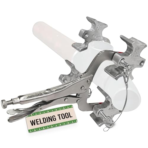 Image of Welders 3rd Hand – Portable Pipe Welding Clamp & Alignment Tool for Butt Welds – Versatile Pipe Fitting Clamp, Welding Pliers, Vise Clamps, Pipefitter Tools – Lightweight Multifunction Tool by Sawyer
