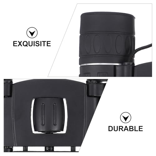 Healeved binoculares compactos mini 40x22 negro miniatura 7
