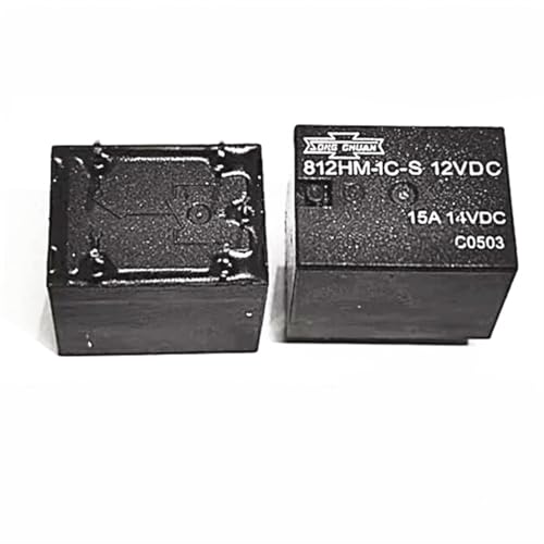 Relais 812HM-1C-S 12V CC 5 broches pour circuits imprimés électroniques