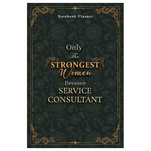 Luxury Service Consultant Planner Notebook