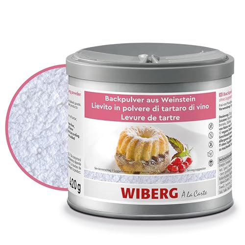 WIBERG Backpulver aus Weinstein – Natürliche Backhilfe, Baking Soda ohne...