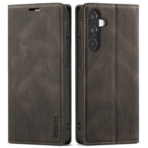 japezop Samsung Galaxy A36 5G Wallet Case with Card Holder [RFID Blocking] Kickstand Magnetic,Leather Flip Case Wallet for Galaxy A36 5G 6.7 Inch (Coffee) by japezop - Image 7