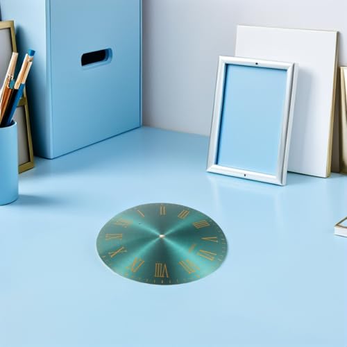 Mécanisme d'horloge à quartz vert avec plaque de cadran durable