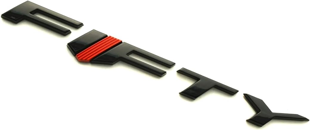 2Pcs Fifty Fender Emblems Car Badge Nameplate Replacement for 2017-2018 Camaro 6th Gen GM 84336885 (Black)