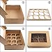 Moretoes 20 Sets Cupcake Boxes, 12 Count Cupcake Containers with Window, for Birthday Holiday Party Bakery Supplies,13 x 10 x 3.5 Inches