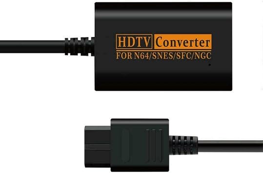 محول N64 إلى HDMI مع كابل HD لـ Nintendo Gamecube Super NES / SNES