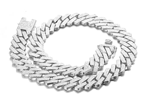 HALUKAKAH Diamante Catena d'oro per Uomo Iced