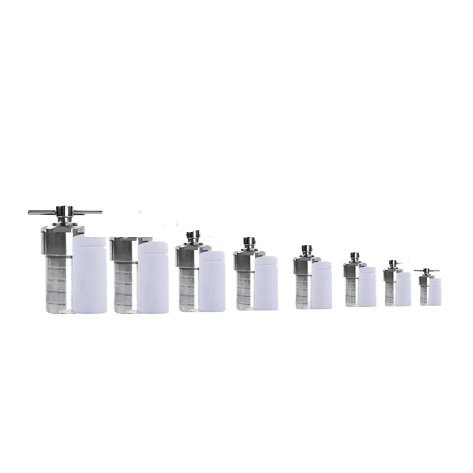 Reactor de autoclave, Reactor Autoclave Hidrotermal Con Cámara De PTFE Síntesis 25ml Para laboratorio(50ml)