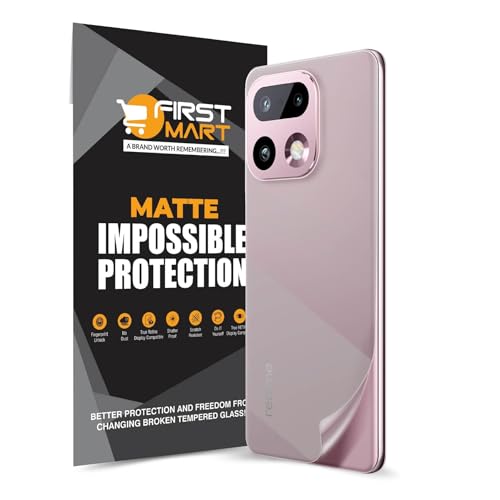 Image of FIRST MART Matte Back Screen Protector for Realme 16 Pro Plus - TPU Anti-Glare Protection, Anti-Slip, Bubble-Free, Edge to Edge Coverage [ 1 Pack]
