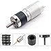 1pcs High Planetary Gear Motor 12V/24V Low Noise Micro Gearbox PG28-395 for Robotics, Smart Home DIY Industrial Automation(Motor Bracket,20R)