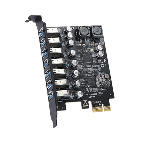 LARUISEE 7 Port USB 3.2 PCIe Karte