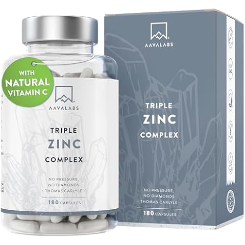Triple Zinc 25mg with Natural Vitamin C Cover