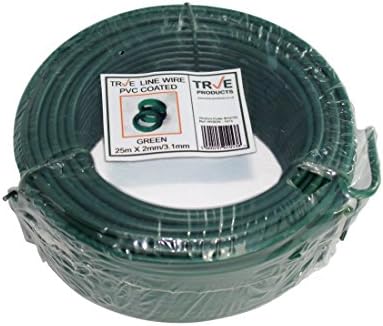 Tension Straining Line Wire Coil Green PVC Coated for Fencing 3.1...
