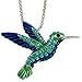 DianaL Boutique Beautiful Hummingbird Necklace and Earring Set Gift Boxed Bird Theme