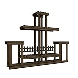Material: Kiefer, Größe: 80x19x71cm / 98x25x91cm, Stil: einfach und modern, geeignet für den Einsatz: Wohnzimmer / Balkon / Flur / Veranda
