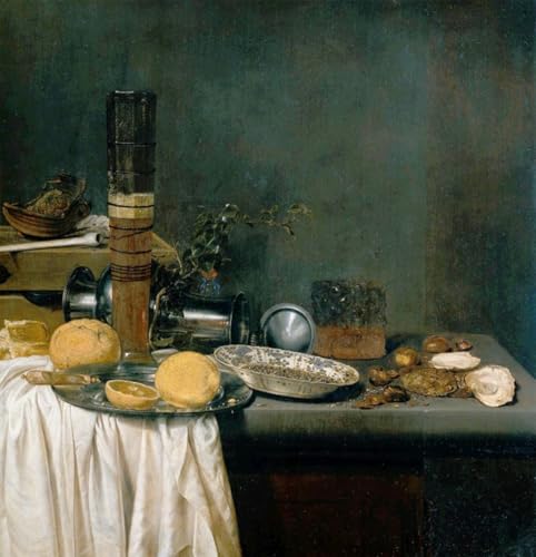 Impression d'affiches Jan Van De Velde II sur toile premium texture d'art 60x90cm