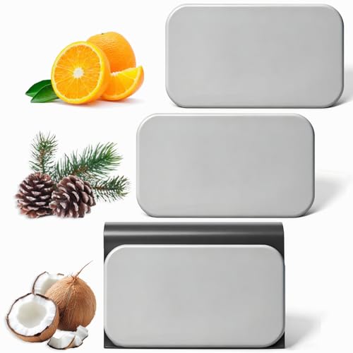 Image of Car Air Freshener, Stone Air Freshener, Automotive Odor Eliminator for Visor Clip- Car Fresheners Long Lasting - Variety 3 Pack - CLIP INCLUDED (Cabana-Pine-Orchard)