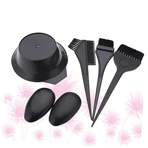 Baluue Pc 1 cepillo de tinte de peluquería herramienta de cepillo de pelo peine de tinte de peluquería Black
