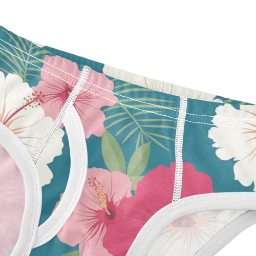 KLL Hibiscus Aloha Hawaiian Little Boys Pure Cotton Nighttime Underwear Cute Children Undies4
