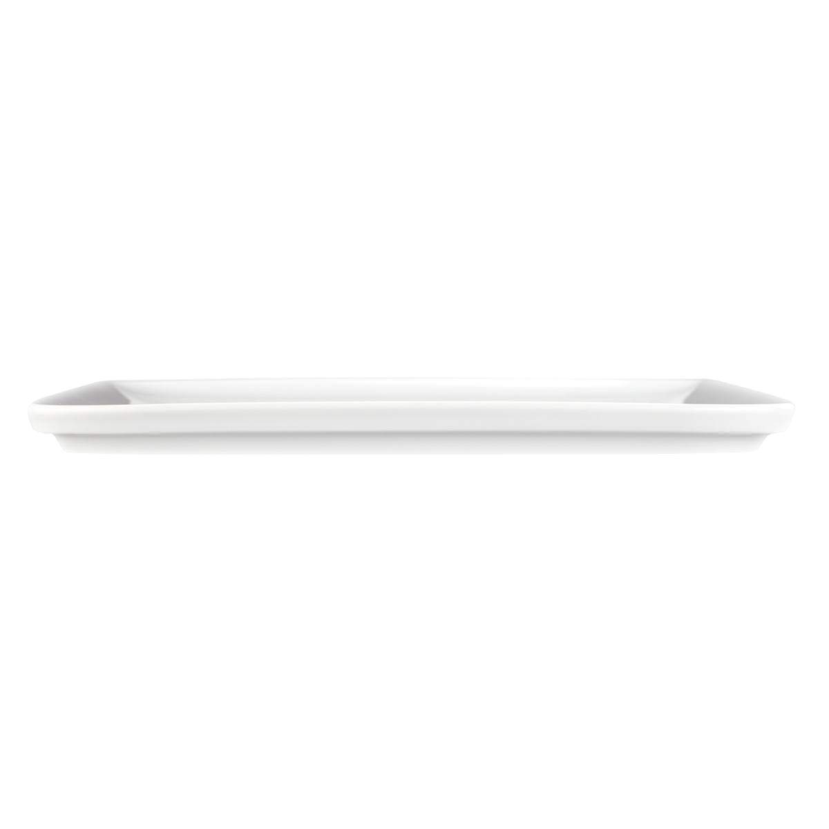 Seltmann 001.711704 5304 Modern Porzellan Servierplatte mit Deckel, Eckig, No Limits Dekor, Weiß, 36cm Length, 24cm Width