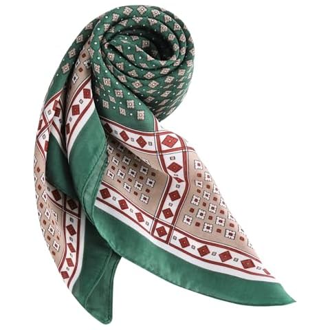 Foulard en Soie DAMILY Vert Cover