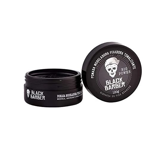 MURIEL BLACK BARBER POMADA PARA CABELO/BARBA/BIGODE COM TONALIZANTE 120g