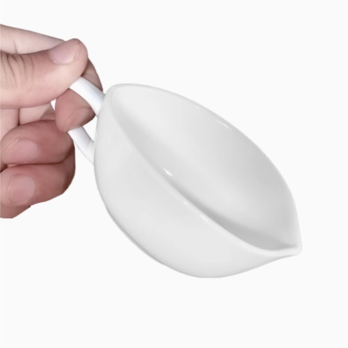 Sauciere Soßenkanne Sauciere Sauciere Bone China Weiß Geschirr Gewürzschüssel Sauciere Saucen Behälter