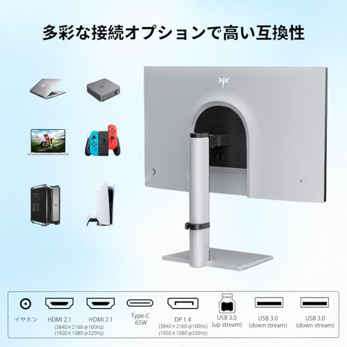 KTC 27インチ QD-MiniLED 4K UHD 量子ドットゲーミングモニター M27P6 の商品画像 8