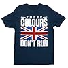 Galaxy Tees Men's These Colours Don’t Run T-Shirt – Distressed Union Jack Patriotic Tee Black / 2XL #2