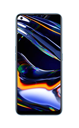 REALME 7 Pro Argent Smartphone Débloqué 4G+ - (Ecran : 6,4 Pouces – 8 Go RAM – 128 Go ROM - Double Nano SIM - Android) [Version Française] + coque transparente offerte