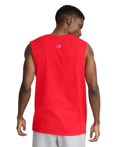 Image of Champion Men's Muscle Tank, Classic Graphic Muscle Tee, Sleeveless T-shirt for Men (Reg. Or Big & Tall)