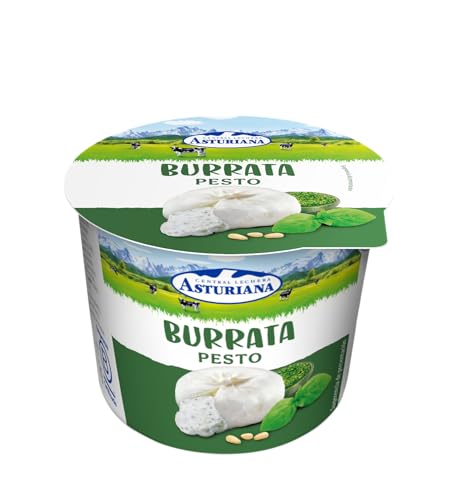 Central Lechera Asturiana Burrata Clásica Con Pesto 150 g