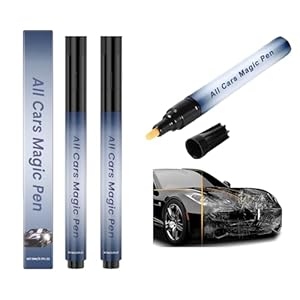 All Cars – Bolígrafo mágico de eliminación de arañazos para reparación rápida, pintura de retoque universal, ligero y ecológico (2 unidades)