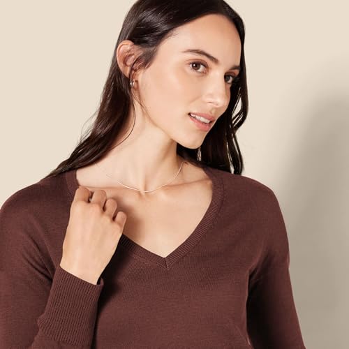 Image of Amazon Essentials Women's Lightweight V-Neck Tunic Sweater, Long Sleeve, Ribbed (Available in Plus Size)