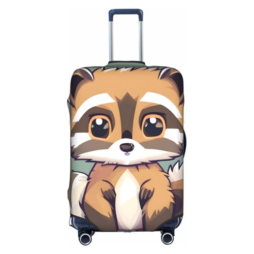 Housse élastique pour valise de 45,7 à 81,3 cm anti-rayures raton laveur