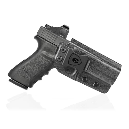 WARRIORLAND IWB Kydex Holster Optics Cut, Compatible with Glock 21/20 (Gen 3 4 5) & 22 Gen 5, Inside Waistband Appendix Carry, Adj. Retention & Cant, Right Hand