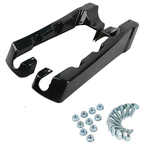 XMT-MOTO 4 inch Stretched Saddle Bag Extension fits for 1994-2013 Harley Davidson all Touring Models including road glide, road king, ultra, street glide, electra glide,Not for straight bag