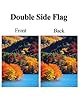 Pickako Scenic Autumn Landscape Colorful Trees Lake River Pond in Forest Garden Yard Flag 12 x 18 Inch, Double Sided Outdoor Decorative Welcome flags Banners for Home House Lawn Patio #2
