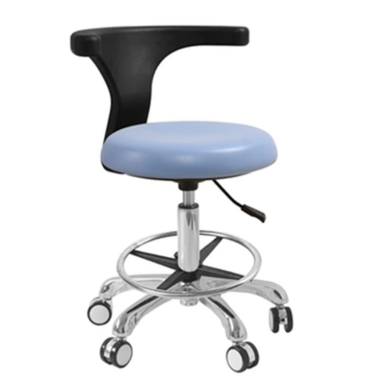 Dental Stool Height Adjustable Chair with 360 Degree Rotation Backrest and Seat - Medical Dentist Chair Dental Mobile Chair