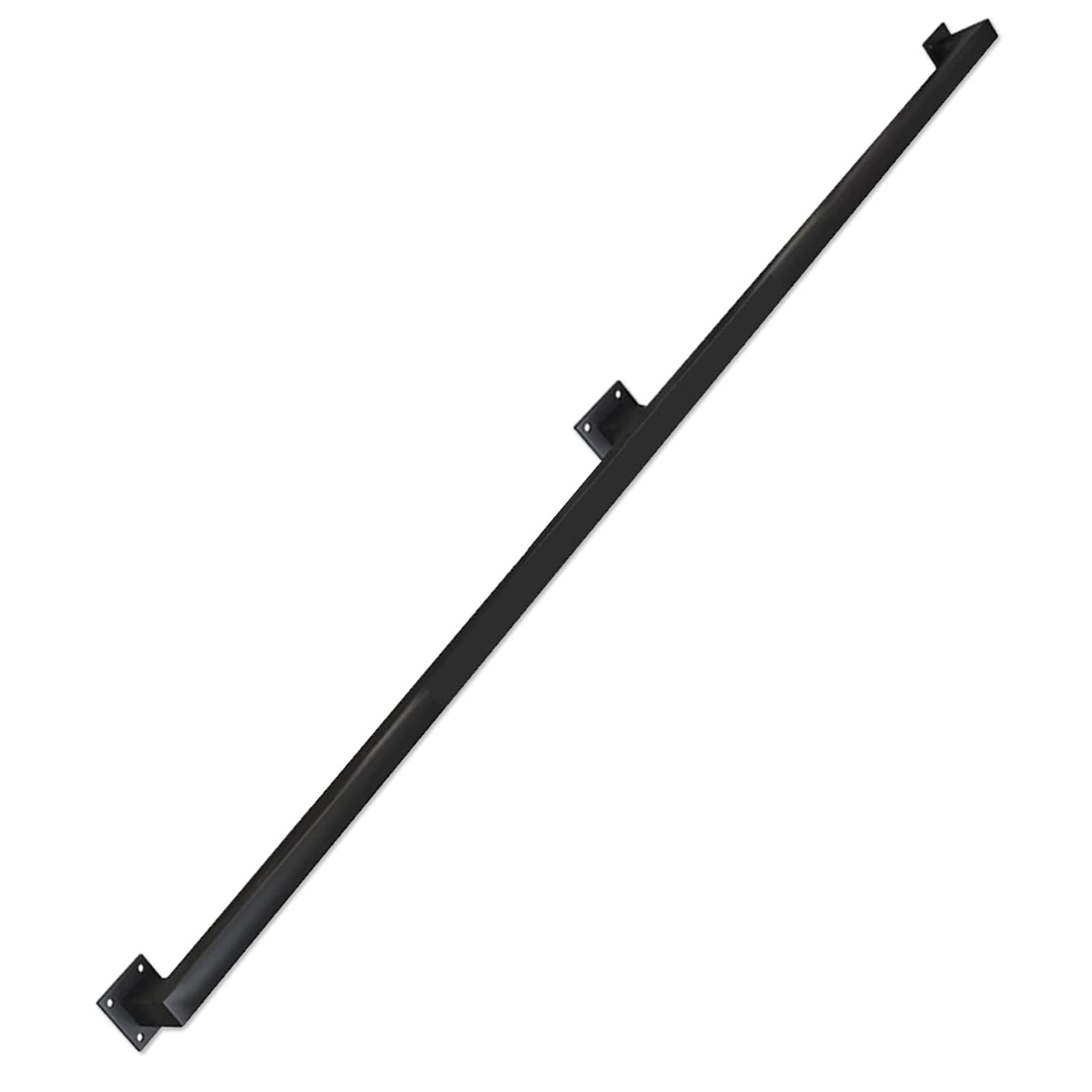 Rampe d'escalier en fer forgé noir d'une finition haut de gamme 350cm