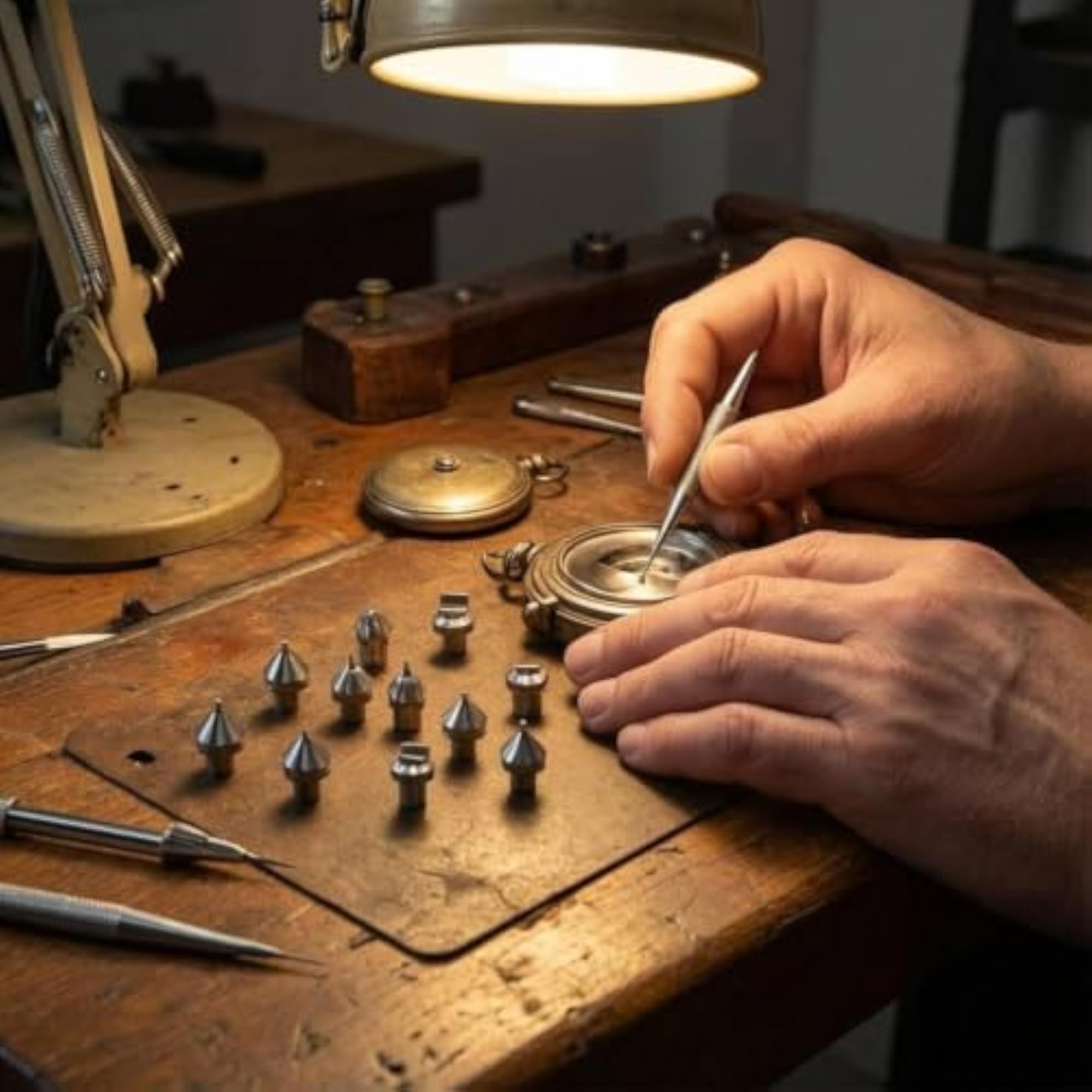 12 Pieces Steel Watch Case Opener Bit Set