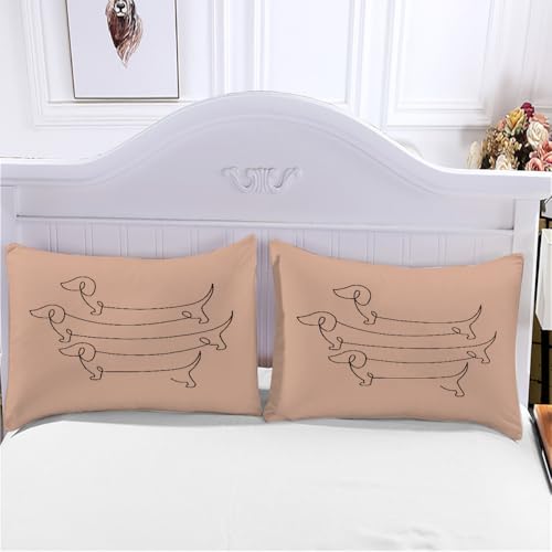 Linge de lit teckel 220x240 en microfibre premium ultra douce