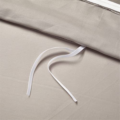 Mmllzel Satin Jacquard Bedding Set Bed Sets Soft Duvet Cover Flat Bed Sheet Pillowcases Silky Bedding (Color : Flat Bed Sheet, Size : King) #TOP7