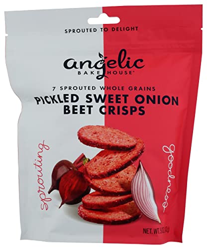 Angelic Bakehouse, Crisps Savory Pickled Sweet Onion, 5 Ounce