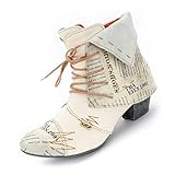  TMA Damen Stiefeletten, Creme-Weiß, 6106.2-40