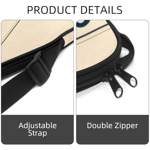 Housse de raquette de tennis jaune avec sangle ajustable pour une protection efficace