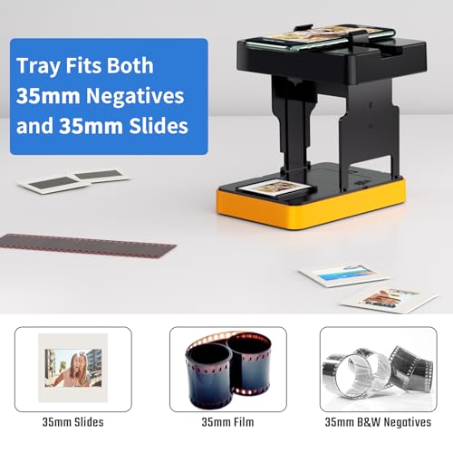 Image of DigitConvert 35mm Mobile Film and Slide Scanner Converts Slides to Digital