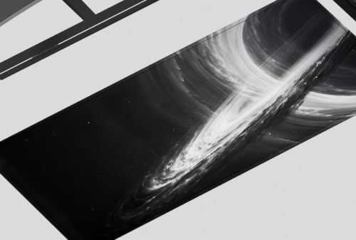 Image of Singularity Premium Desk Mat | Anti-Skid | Anti-Slip | 80 x 30 cm | Laptop Mat for Work from Home /Office /Gaming- Extended Mouse pad and Keyboard Desk mat