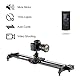 GVM 80 cm Slider Kamera, motorisiert, Track Dolly Slider, Slider Kamera, Schienensystem mit motorisiertem Beschleuniger und Videoaufnahmen, Follow Focus Shot, Panoramaaufnahme von 120 ° – 80 cm