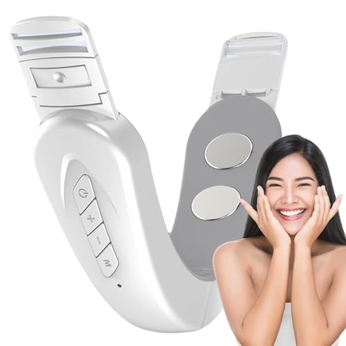 Cinturón De Estiramiento Facial Eléctrico En V | Masajeador Eléctrico Portátil Para Dar Forma A La Cara En V | -Lift Belt Reductor De Mentón Doble Máquina De Estiramiento Facial Para Levantar Be